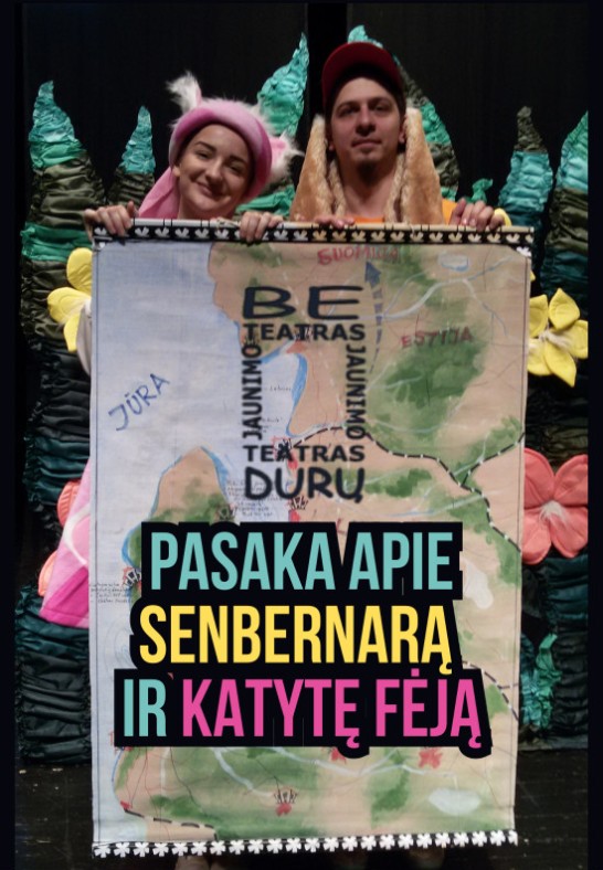 Jaunimo teatras ''Be durų'' Spektaklis ''Pasaka apie Senbernarą ir katytę Fėją''