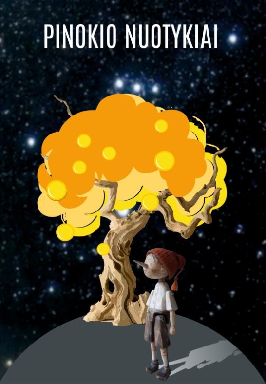Jaunimo teatras " BE DURŲ" spektaklis vaikams ''Pinokio nuotykiai''