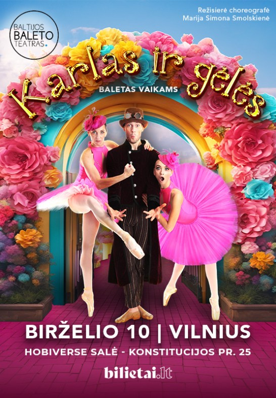 Baletas vaikams ''Karlas ir gėlės''