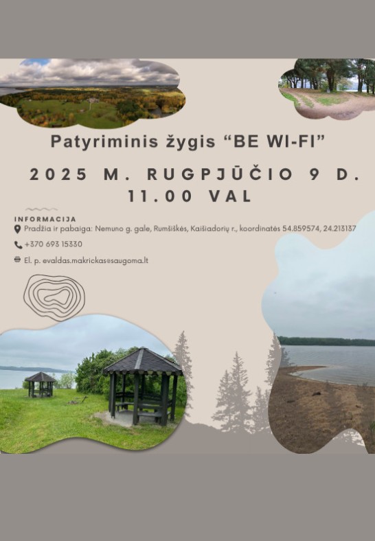 Patyriminis žygis ''BE WI-FI'' - KA