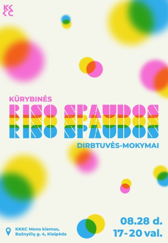 Kūrybinės riso spaudos dirbtuvės-mokymai