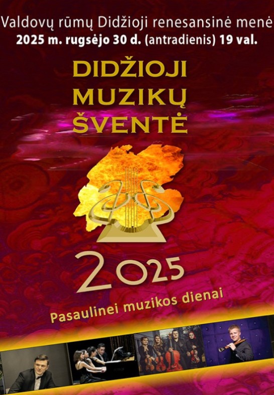 DIDŽIOJI MUZIKŲ ŠVENTĖ 2025