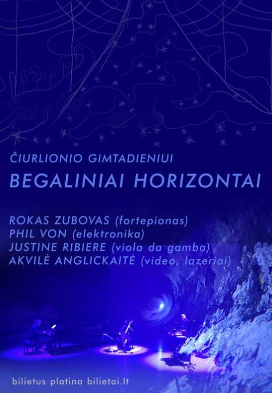 Čiurlionio gimtadieniui. Begaliniai horizontai