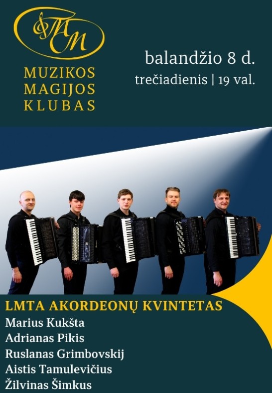 Garsų Paveikslai | LMTA Akordeonų kvintetas