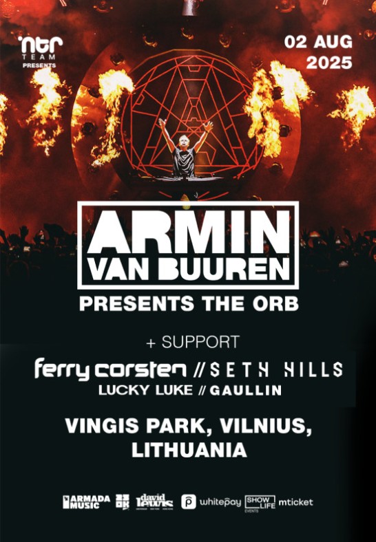 ARMIN VAN BUUREN. THE ORB WORLD TOUR 2025