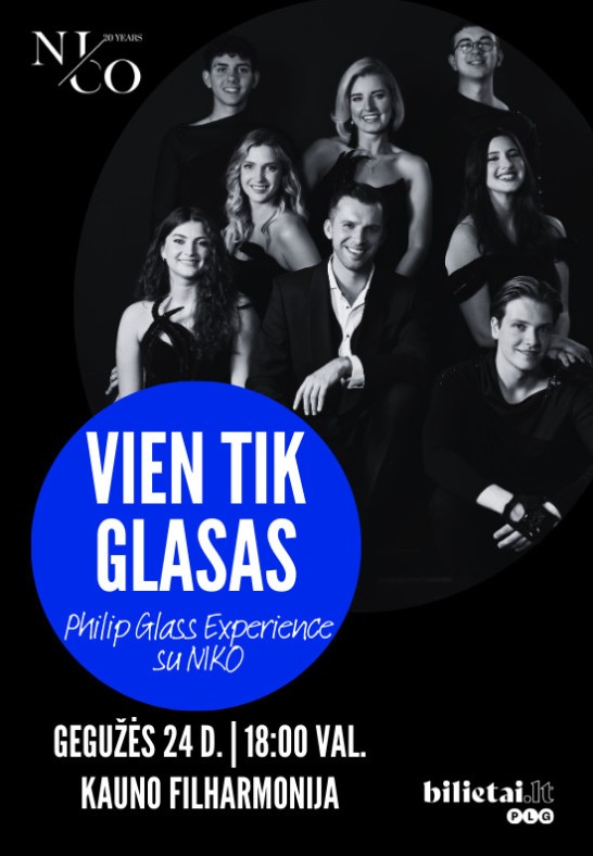 Vien tik Glasas. Philip Glass Experience su NIKO