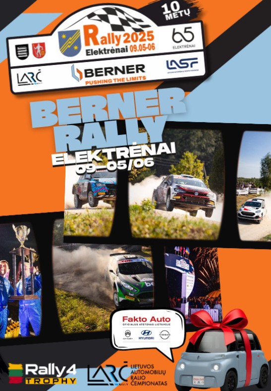 BERNER RALLY ELEKTRĖNAI 2025