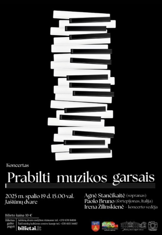 Jašiūnų dvare koncertas ''Prabilti muzikos garsais''