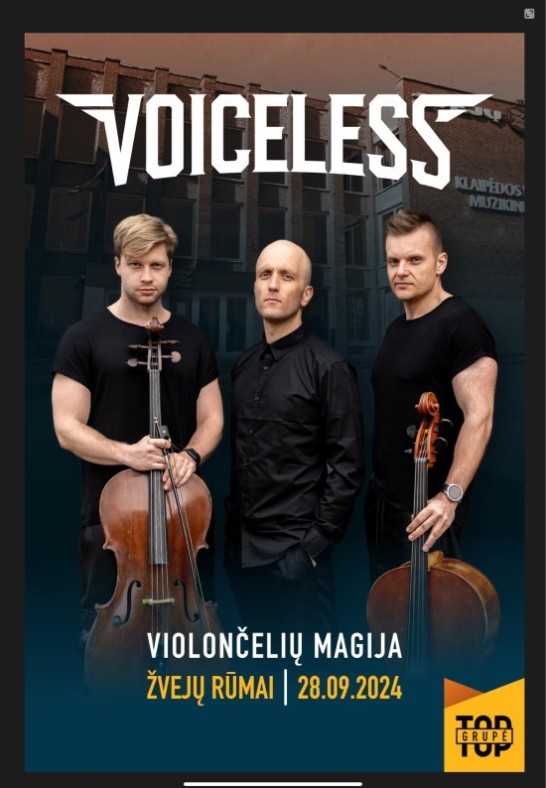 VOICELESS violončelių magija | Klaipėda