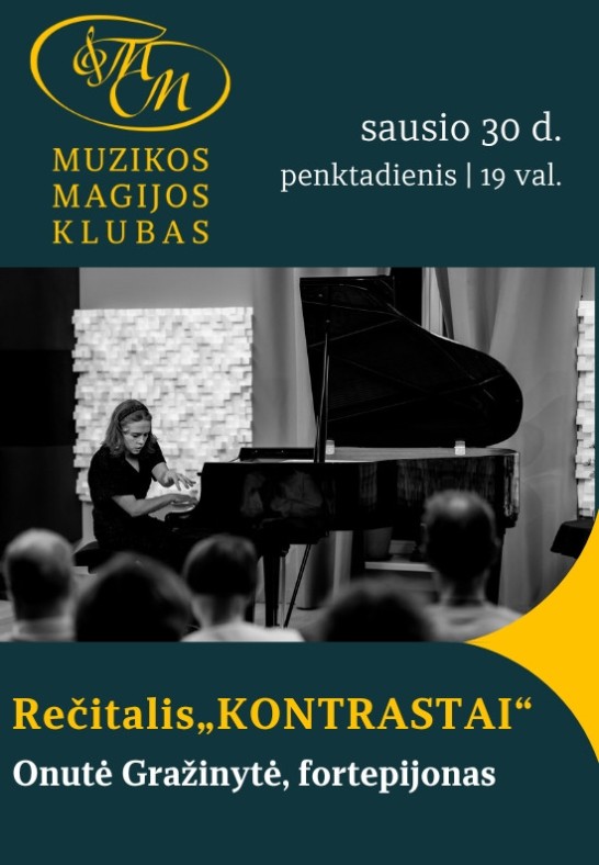 Rečitalis Kontrastai | Onutė Gražinytė