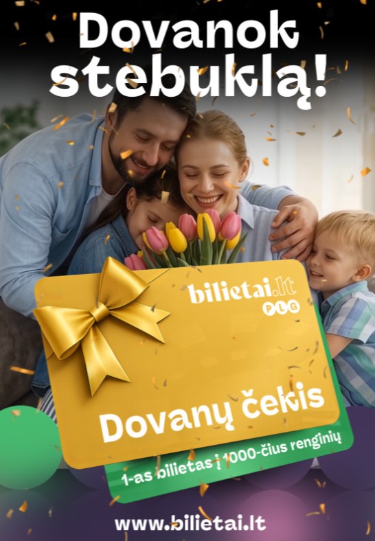 BILIETAI.LT Dovanų čekis
