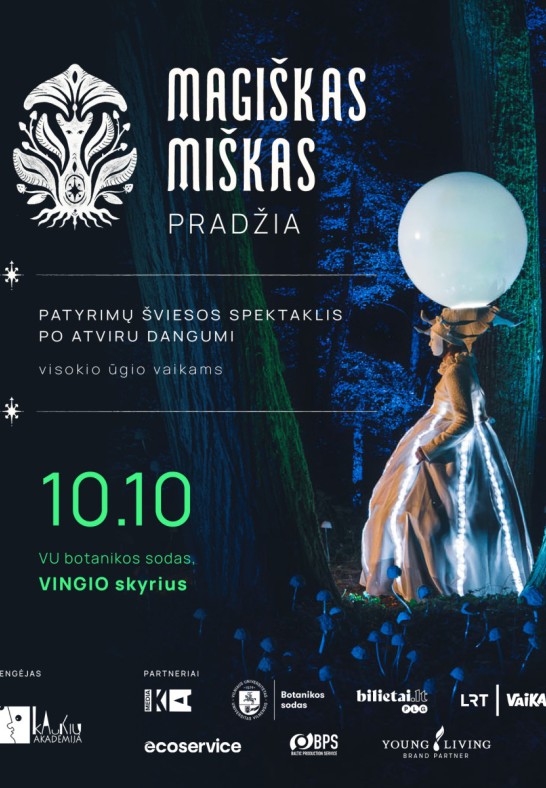 MAGIŠKAS MIŠKAS. PRADŽIA - patyrimų spektaklis visokio ūgio vaikams