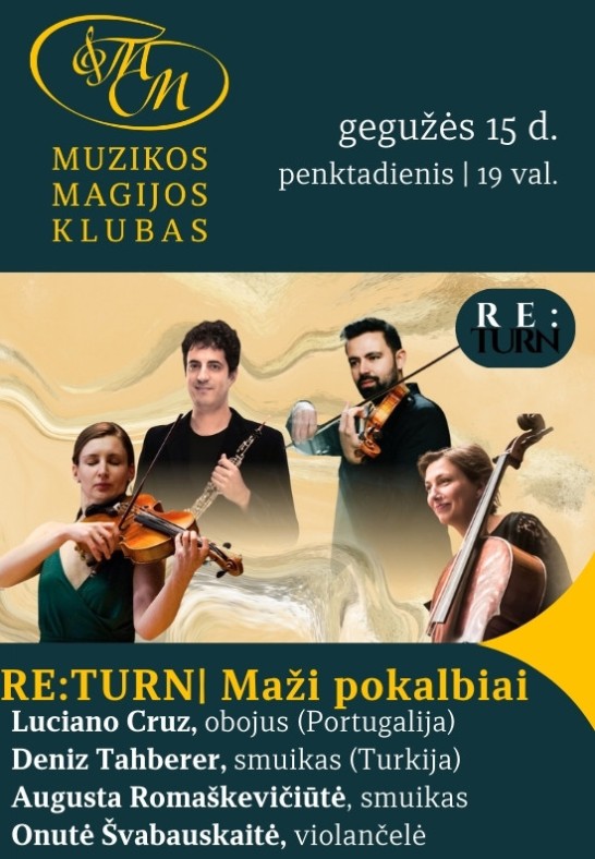 RE:TURN | Maži pokalbiai - L. Cruz, D. Tahberer, A. Romaškevičiūtė, O. Švabauskaitė