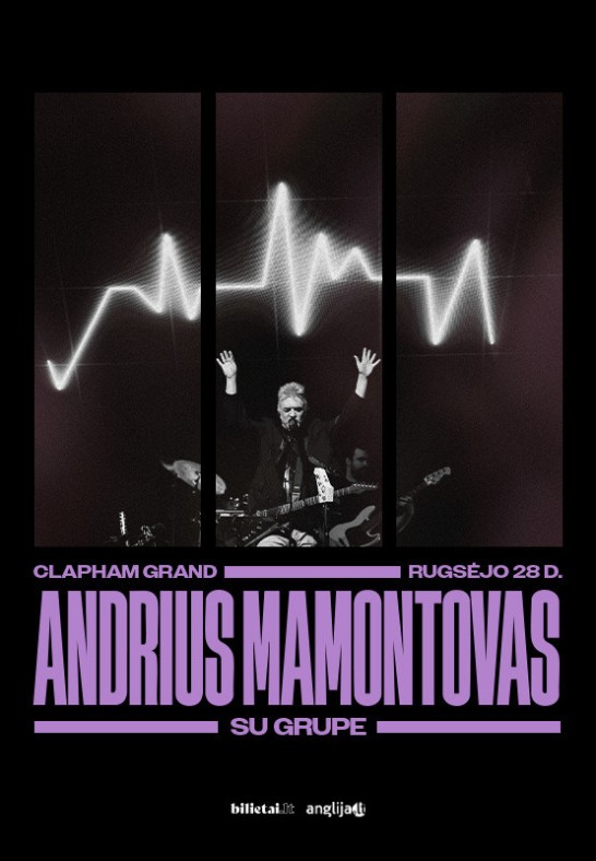 Andrius Mamontovas su grupe | Londonas