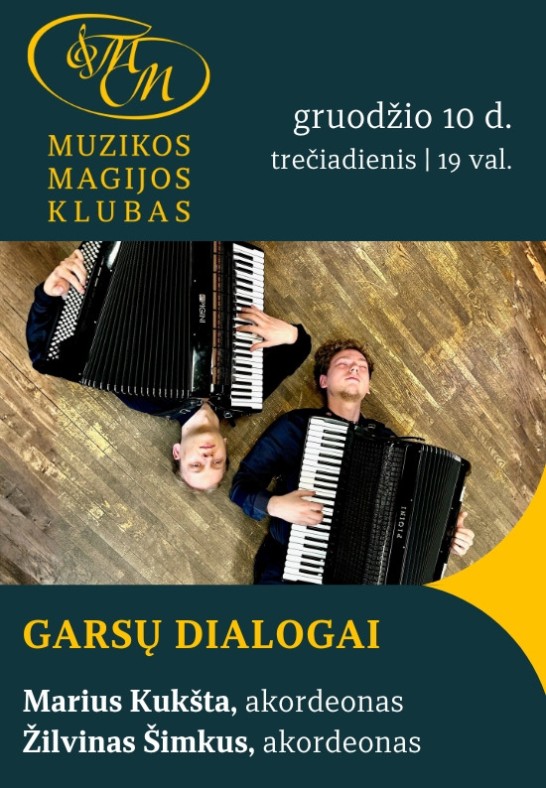 Garsų dialogai | Marius Kukšta ir Žilvinas Šimkus