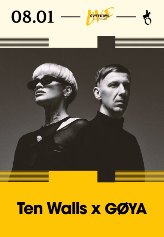 Švyturys Nealkoholinis Live: Ten Walls x GØYA| Vasaros terasa
