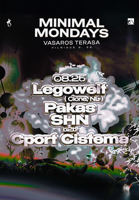 Minimal Mondays: Legowelt (NL), Pakas, SHN b2b Cport Cistema