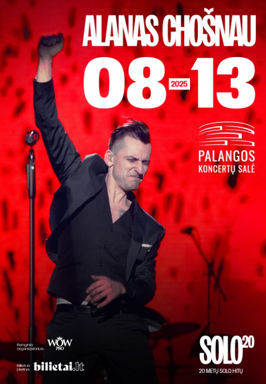 Alanas Chošnau. SOLO 20 | 20 METŲ SOLO HITŲ | Palanga