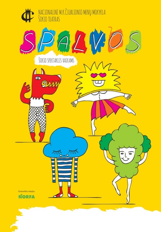 Šokio spektaklis vaikams ''Spalvos''