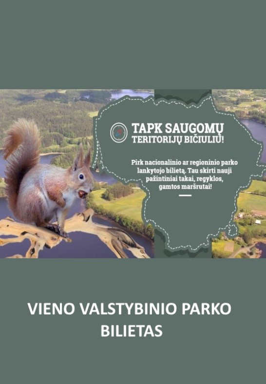 Gražutės regioninio parko lankytojo bilietas