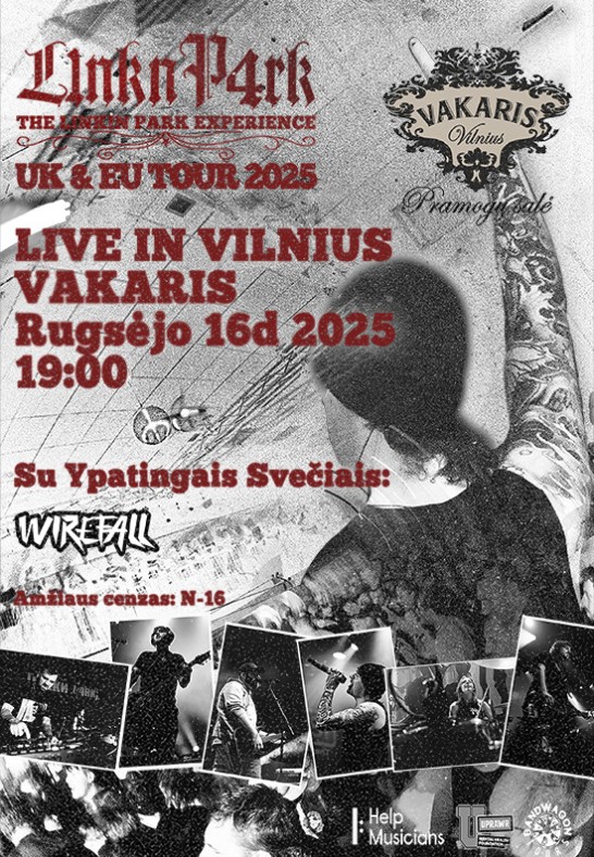 L1NKN P4RK (The Linkin Park Experience) Vakaris - Vilnius