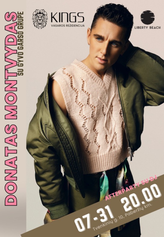 Donato Montvydo koncertas - Tauragė
