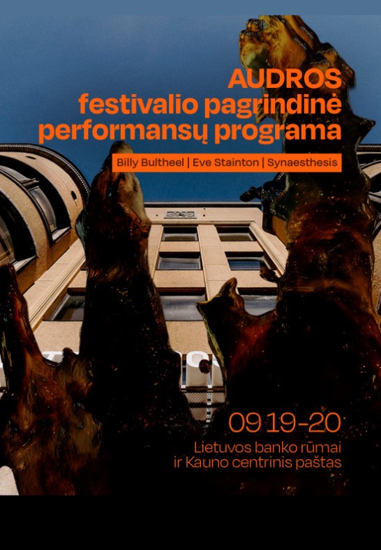 AUDROS festivalio pagrindinė performansų programa
